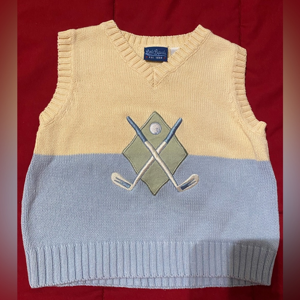 Little Legends Infant Toddler Boys Embroidered Golf Vest 18 months